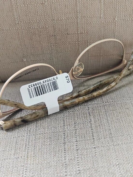 Women Eyeglasses Frame XREH41S Beige Brown Eyewear Glasses Frame NWT $70 main image 11